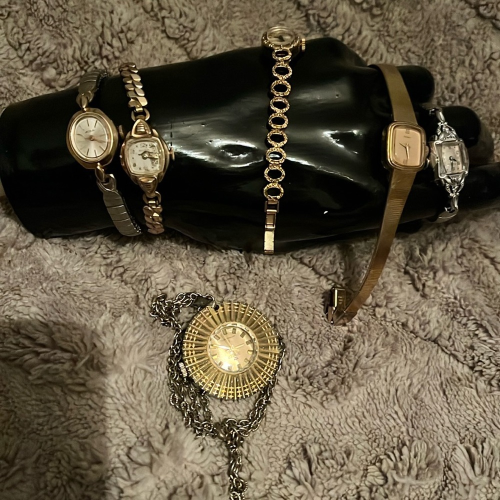 😄Old watches for parts and repair 6 total windup